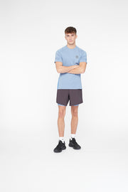 Men's Erris 2 in 1 Shorts - Grey/Blue
