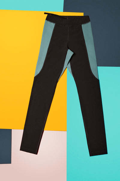 Womens Mendel Tights Raven/Blue
